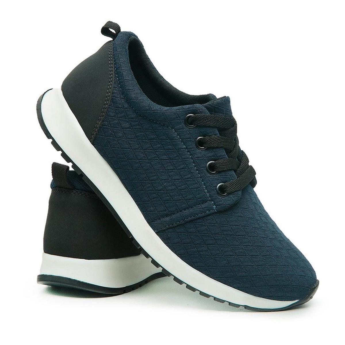 Tênis Feminino Leve Para o Dia Dia Trabalhar Sair Várias Cores -  Preto+Branco | Netshoes