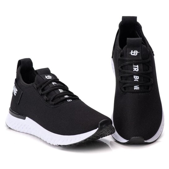 Tênis Feminino Masculino Esportivo Caminhada Ultrabone - Preto+Branco é ruim? Tênis Feminino Masculino Esportivo Caminhada Ultrabone - Preto+Branco é boa?