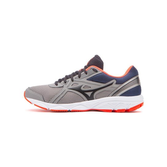 Tênis Feminino Mizuno Spark 5 - Cinza Claro Menor preço em Tênis Feminino Mizuno Spark 5 - Cinza Claro