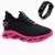 Tenis Feminino Moderno Esportivo Academia Caminhada Treino Leve Conforto + Relógio - Preto