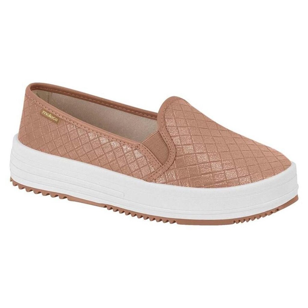 Tenis Feminino Moleca 5782101 Amarrar Cx Alta Branco 38