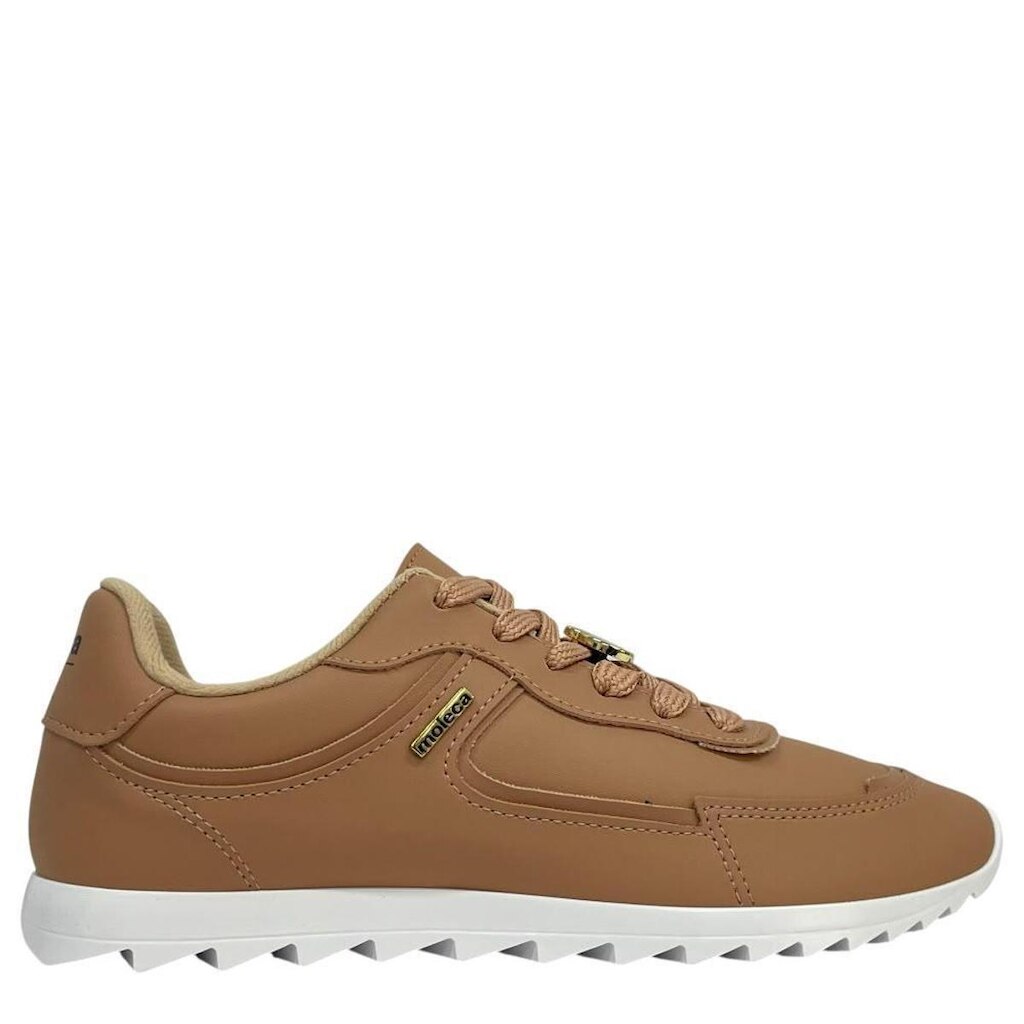Tênis Feminino Moleca Preto Casual com Solado Tratorado