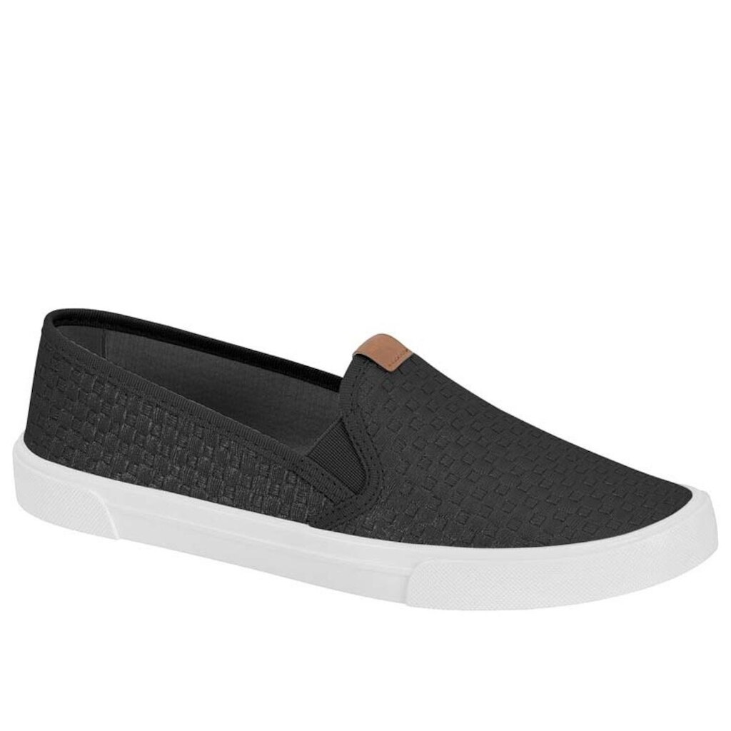 Tênis Feminino Moleca Slip On Texturizado Calce Fácil