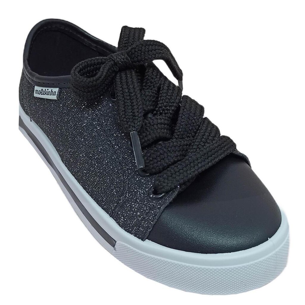 Tênis Feminino Molekinha Infantil Gliter Veneza Casual