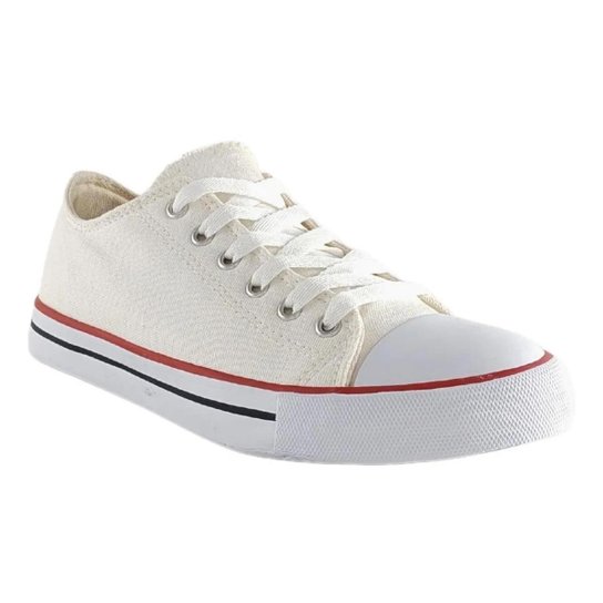 Tênis Feminino Old School Skate All Rock Star - Branco Menor preço em Tênis Feminino Old School Skate All Rock Star - Branco