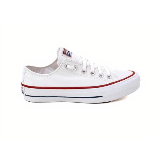 Tênis Feminino Old Star Cano Baixo Lona School - Branco Menor preço em Tênis Feminino Old Star Cano Baixo Lona School - Branco