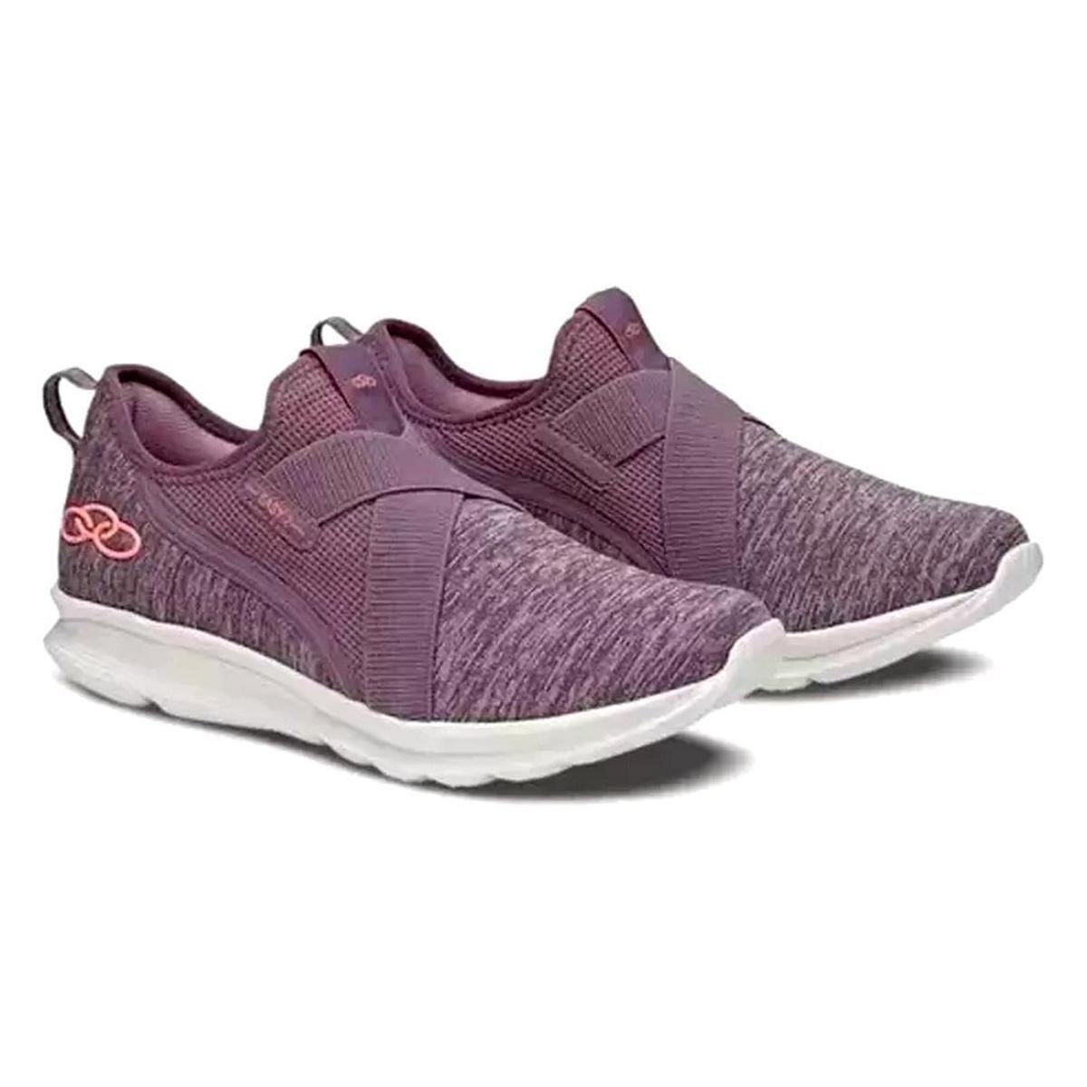 Tênis Feminino Olympikus Easy2 Calce Fácil Elástico Leve - Lilás | Netshoes