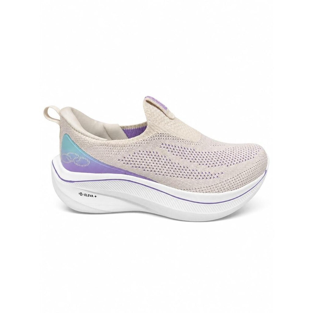 TENIS FEMININO OLYMPIKUS INTUIT 2 ALGODÃO/LILAS