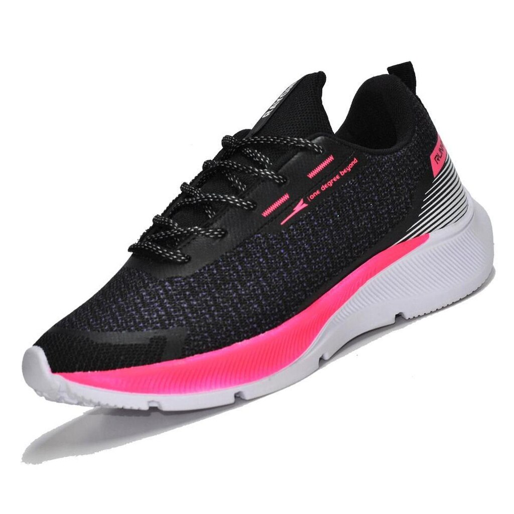 TENIS FEMININO P/ ACADEMIA E CAMINHADA RYN R1441 - PRETO/PINK