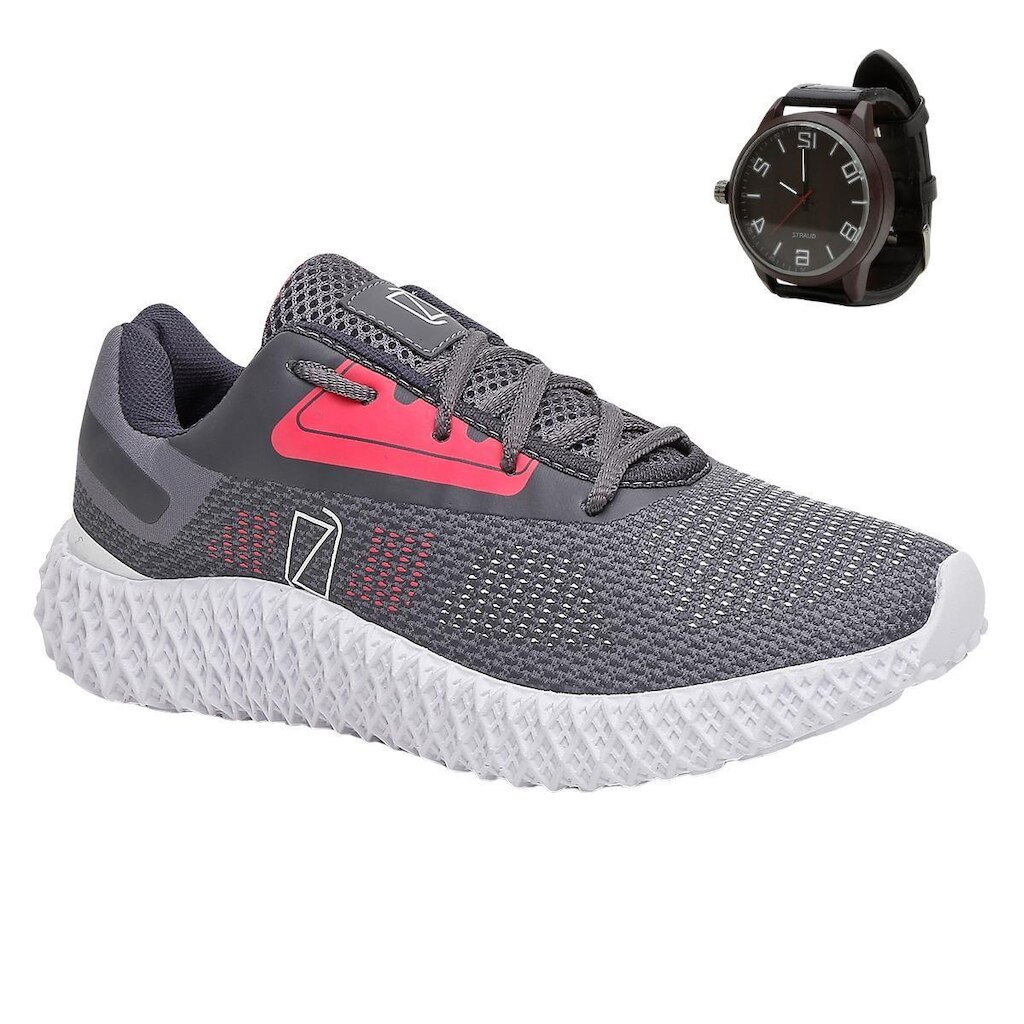 Tênis Feminino para Academia Caminhada Com Relógio