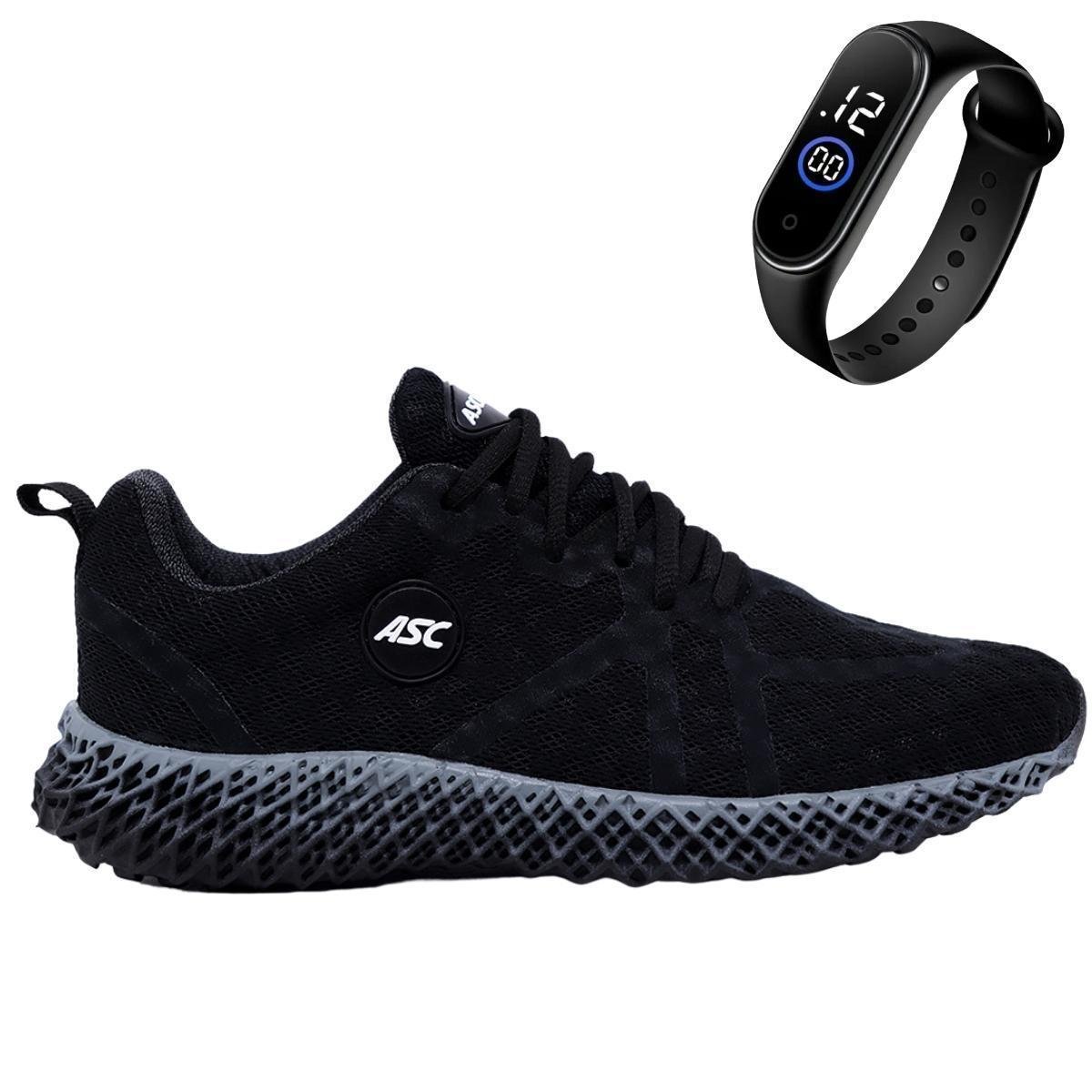 Tênis Feminino Para Academia Caminhada Corrida Conforto Leve + Relógio Menor preço em Tênis Feminino Para Academia Caminhada Corrida Conforto Leve + Relógio