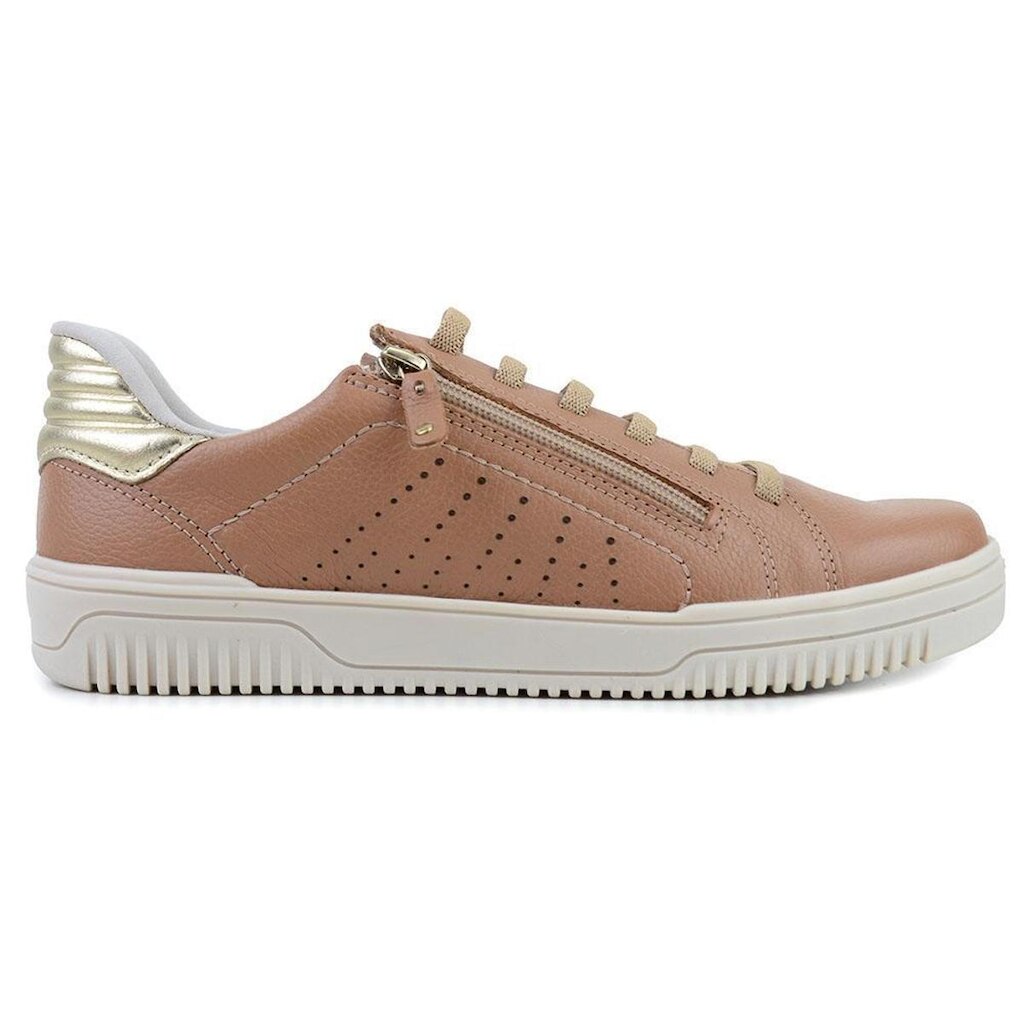 Tênis Feminino Pegada Couro Caramelo - 2118