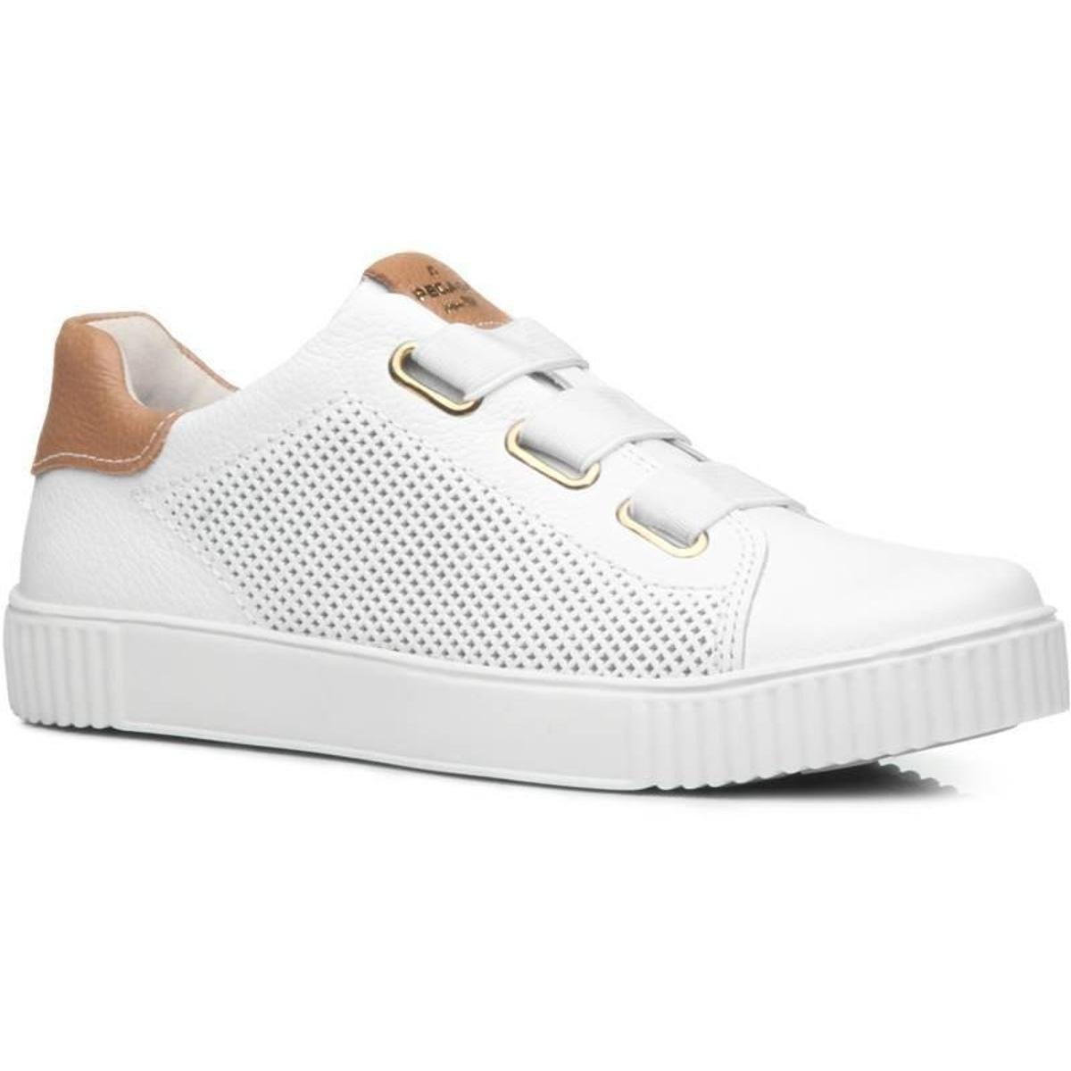 TENIS FEMININO PEGADA EM COURO 219015 - BRANCO Menor preço em TENIS FEMININO PEGADA EM COURO 219015 - BRANCO