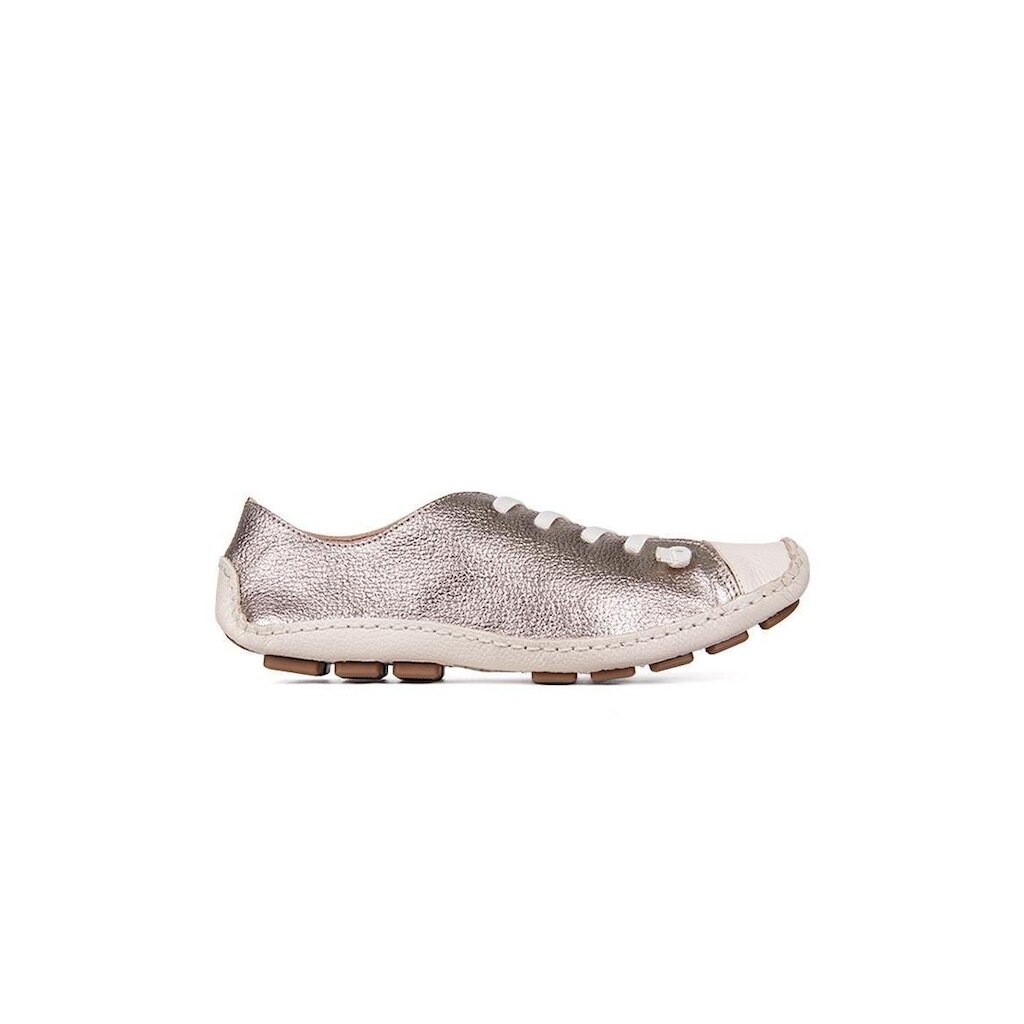 Tênis Feminino Pixolé Couro Prata Velho