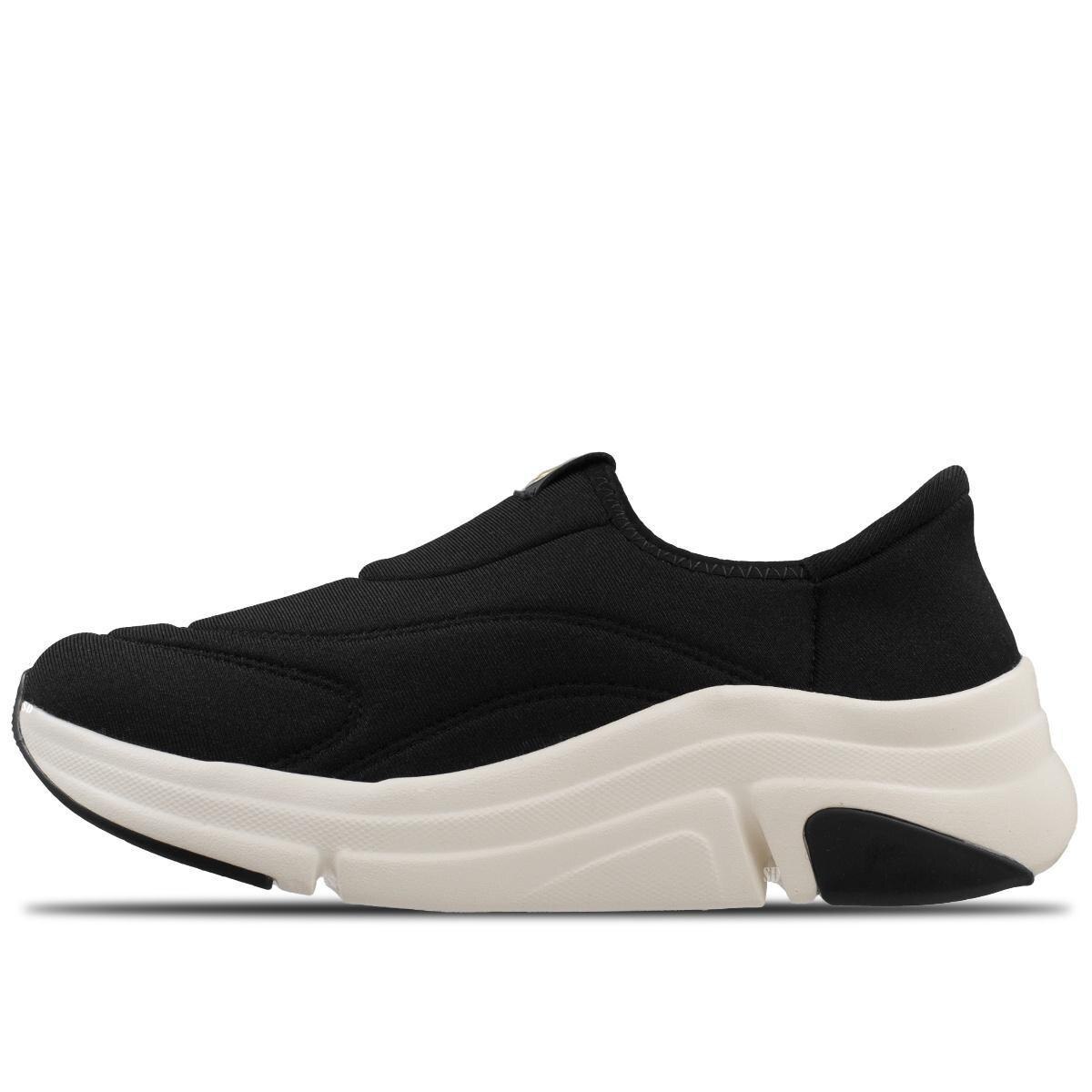 Tênis Feminino Plataforma Modare Ultraconforto Têxtil - Preto | Netshoes