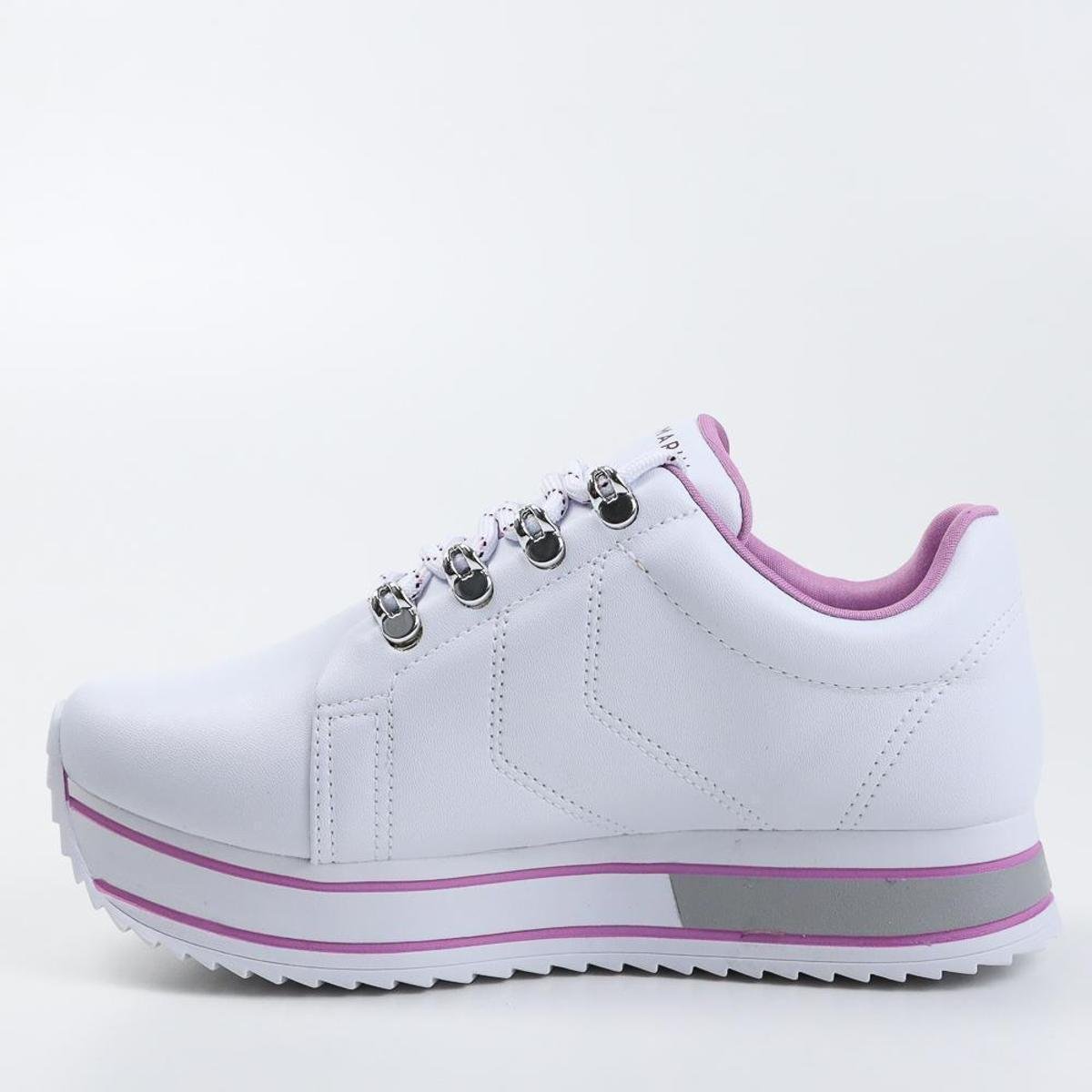 Tênis Feminino Plataforma Ramarim Branco Netshoes