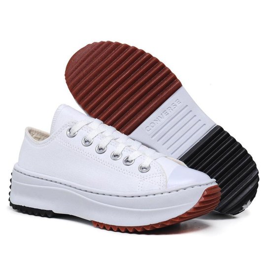 Tênis Feminino Plataforma Use Star Run Hike Ox Casual - Branco Menor preço em Tênis Feminino Plataforma Use Star Run Hike Ox Casual - Branco