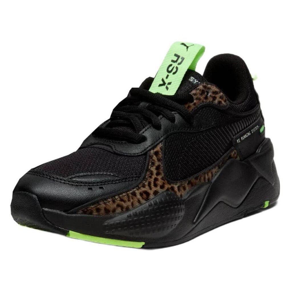 Tênis Feminino Puma RS-X Animal Print - Preto+Verde