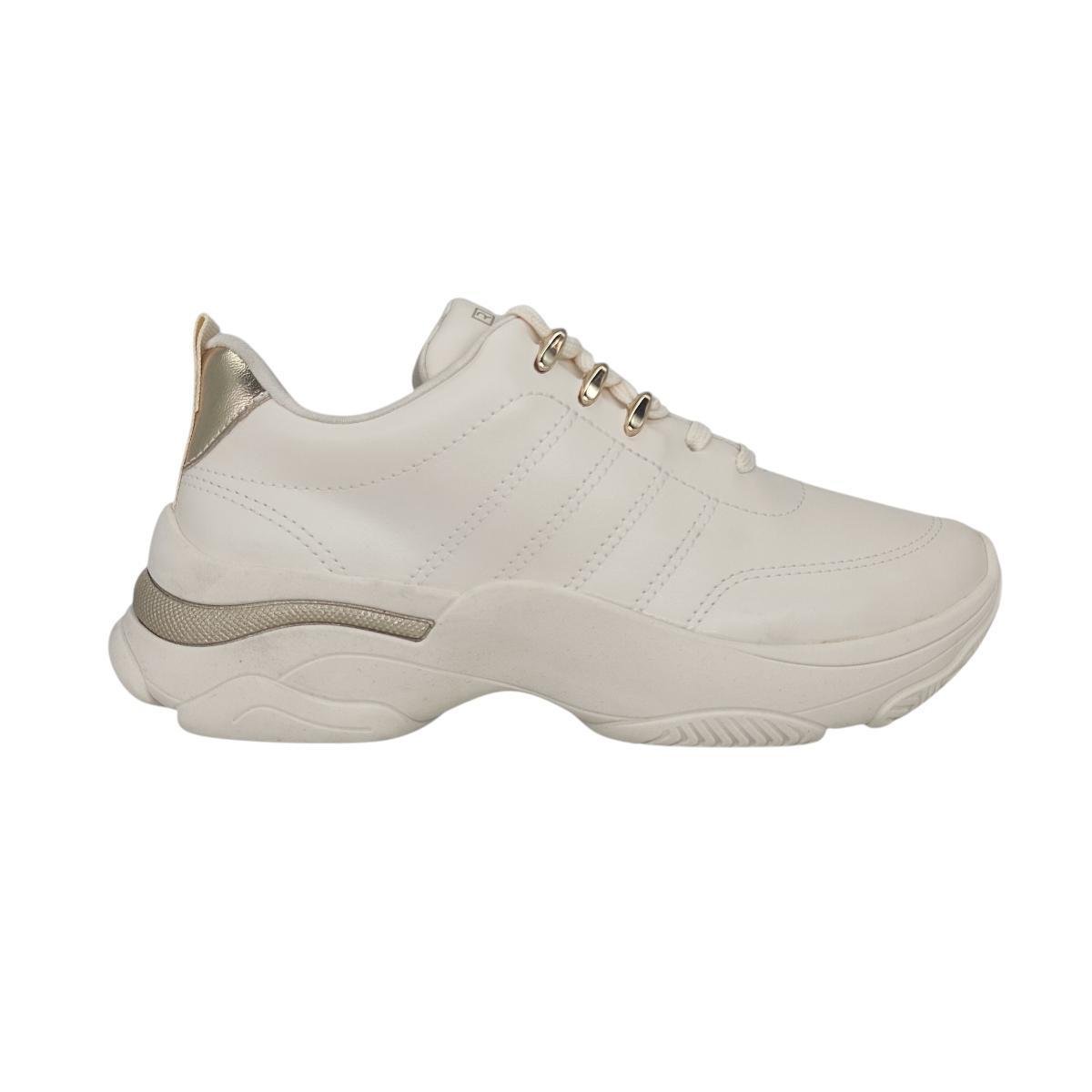 Tenis Bege Flatform em promoção na Netshoes! - Main Image