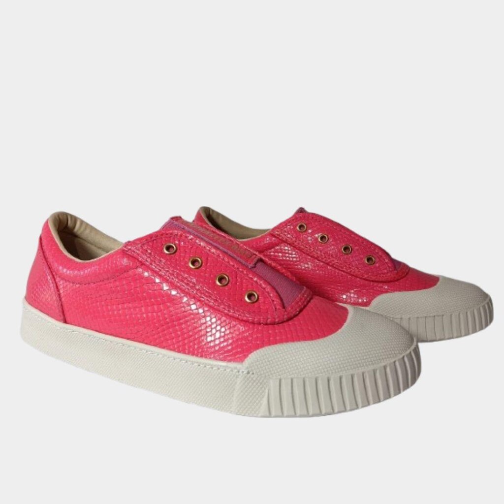 Tênis Feminino Raphaella Booz Couro Piton Pink