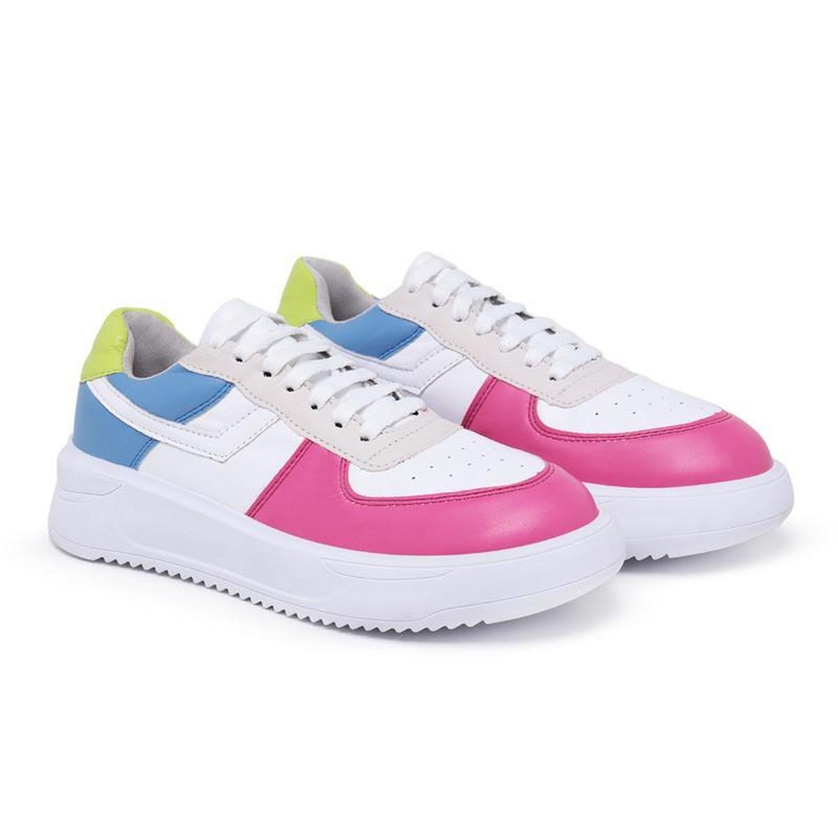 Tênis Feminino Retrô Casual Sneaker Clássico Confortável Menor preço em Tênis Feminino Retrô Casual Sneaker Clássico Confortável
