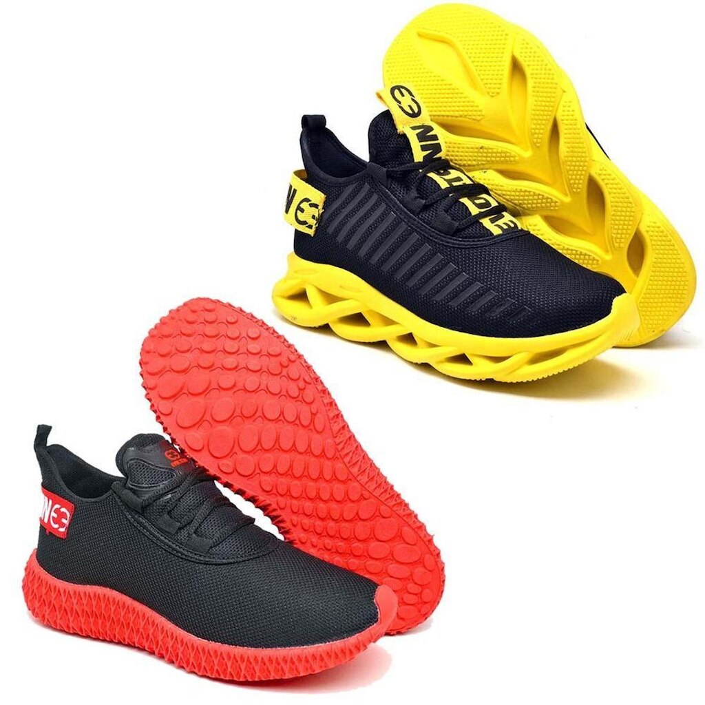 Tênis Feminino Running Esporte Confortável Kit 2 Pares