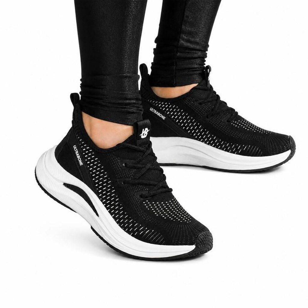 Tênis Feminino Running Para Academia Caminhada Esporte Leve E Confortável