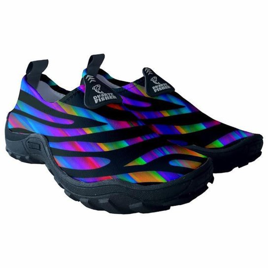 Tenis Feminino Sapatilha Onça Hibrida Água Pilates Praia Academia Jetski Caiaque Trilha - Azul Menor preço em Tenis Feminino Sapatilha Onça Hibrida Água Pilates Praia Academia Jetski Caiaque Trilha - Azul