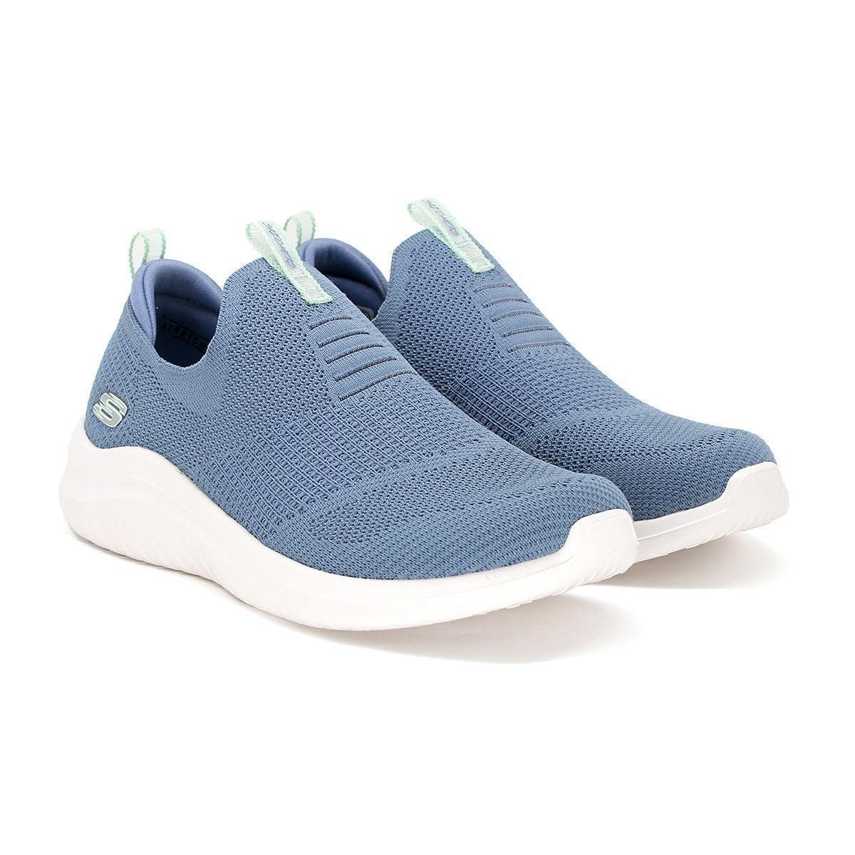 Tênis Feminino Skechers Ultra Flex 2.0 149181 - Azul+Branco | Netshoes