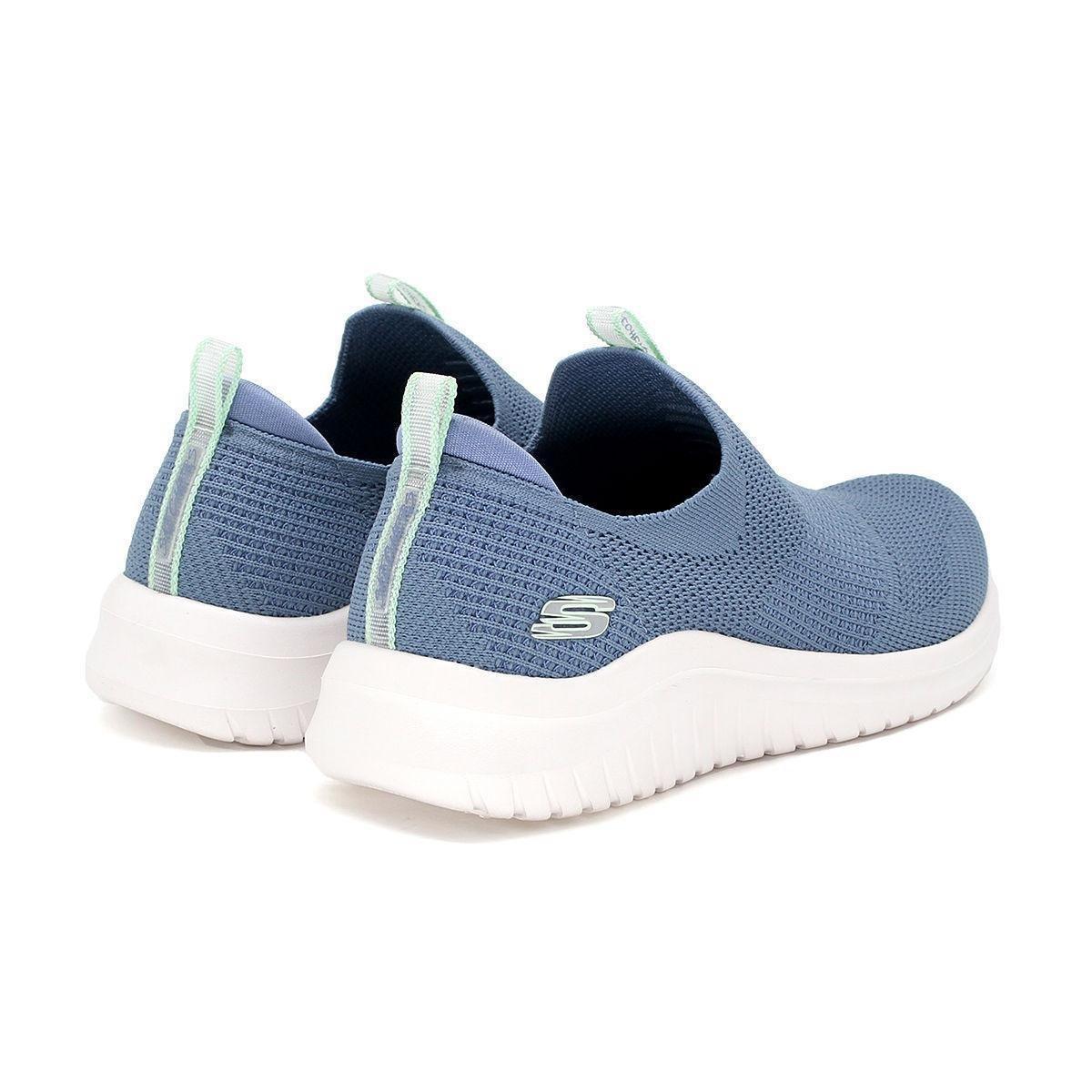 Tênis Feminino Skechers Ultra Flex 2.0 149181 - Azul+Branco | Netshoes