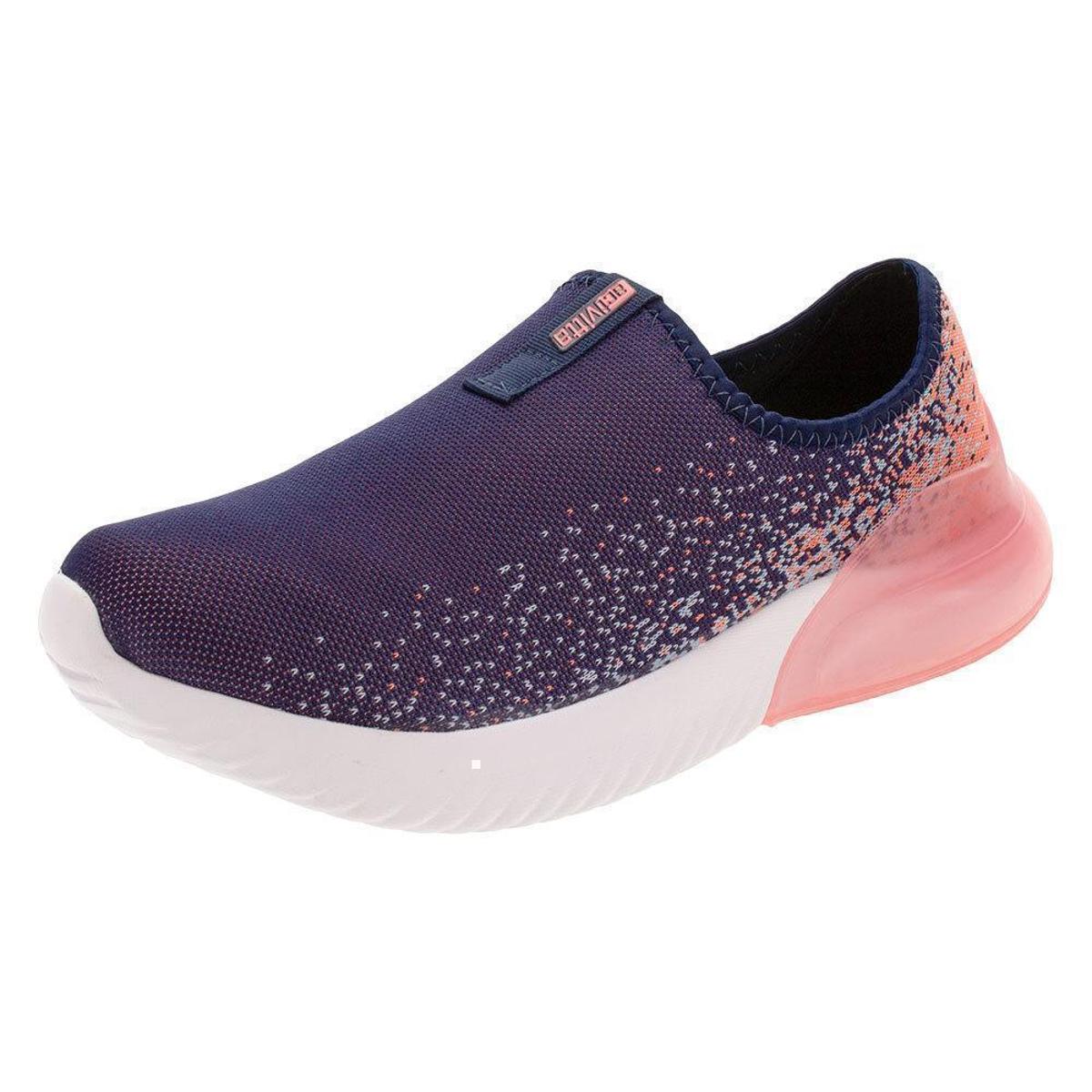 Tênis Feminino Slip On Actvitta - 4809105 - Azul+Rosa | Netshoes