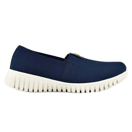 Tênis Feminino Usaflex Slip On Elástico Ae2219002 - Marinho Menor preço em Tênis Feminino Usaflex Slip On Elástico Ae2219002 - Marinho