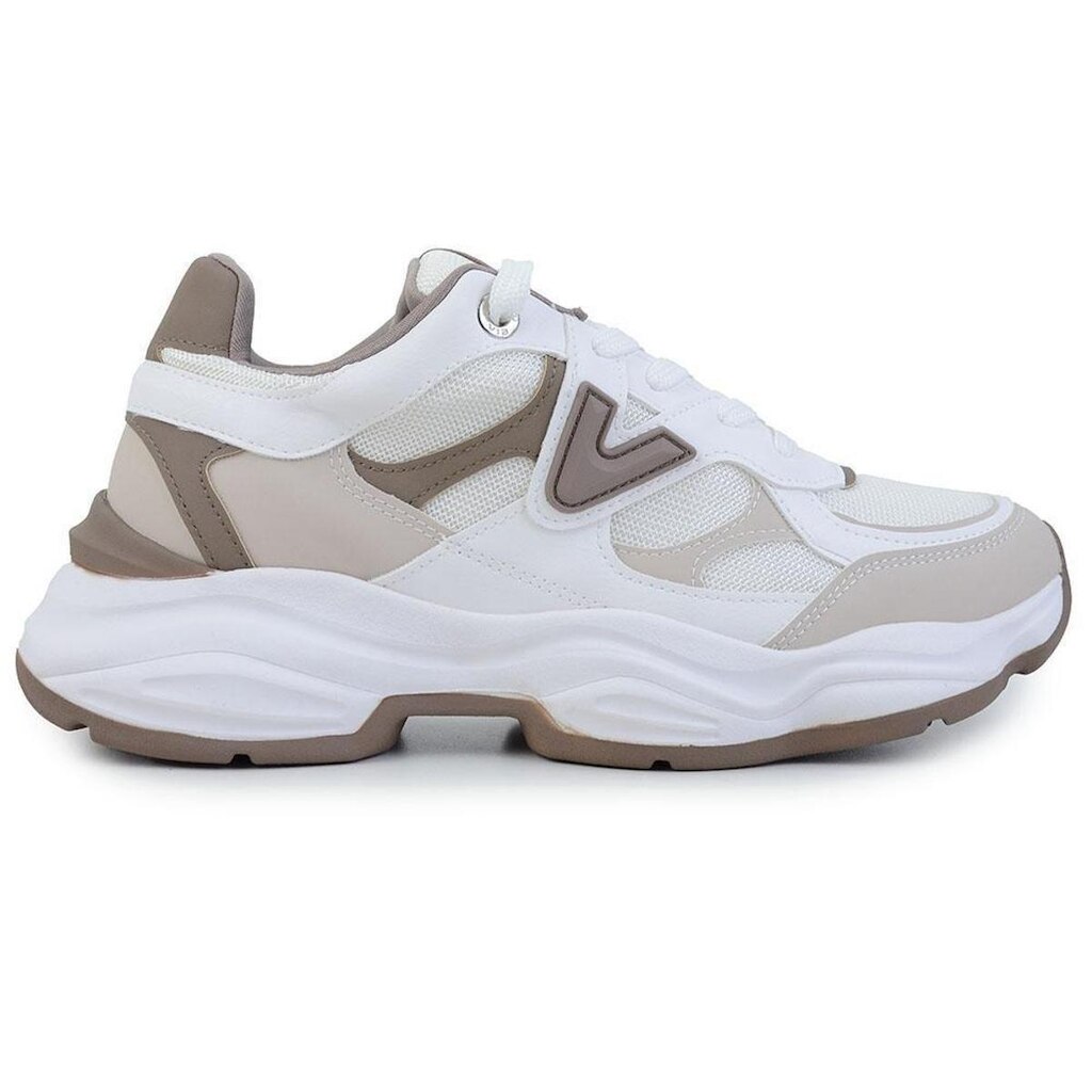 Tênis Feminino Via Marte Branco Marrom - 158-023-20