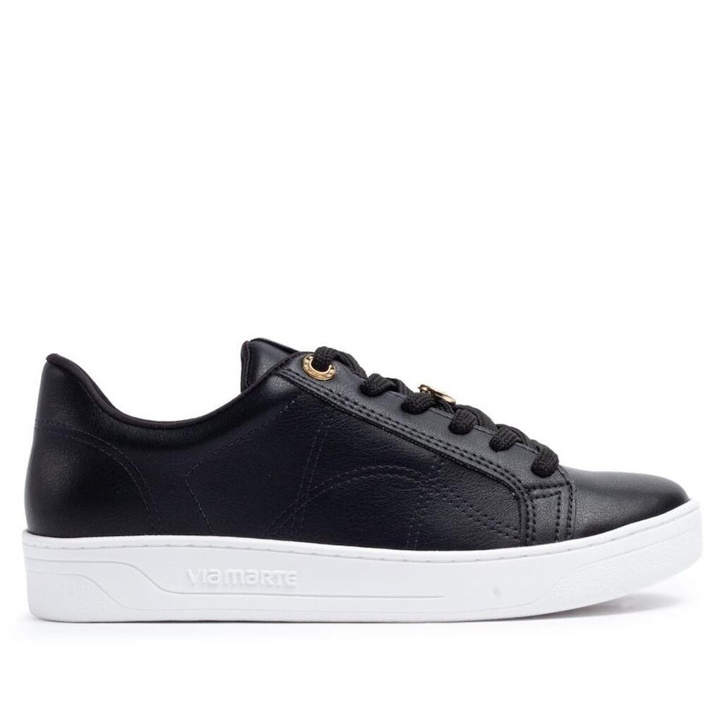 Tênis Feminino Via Marte com Pingente Preto