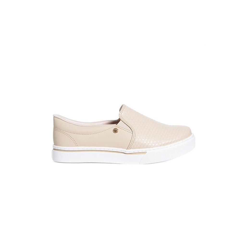 Tênis Feminino Via Marte Slip On Bege