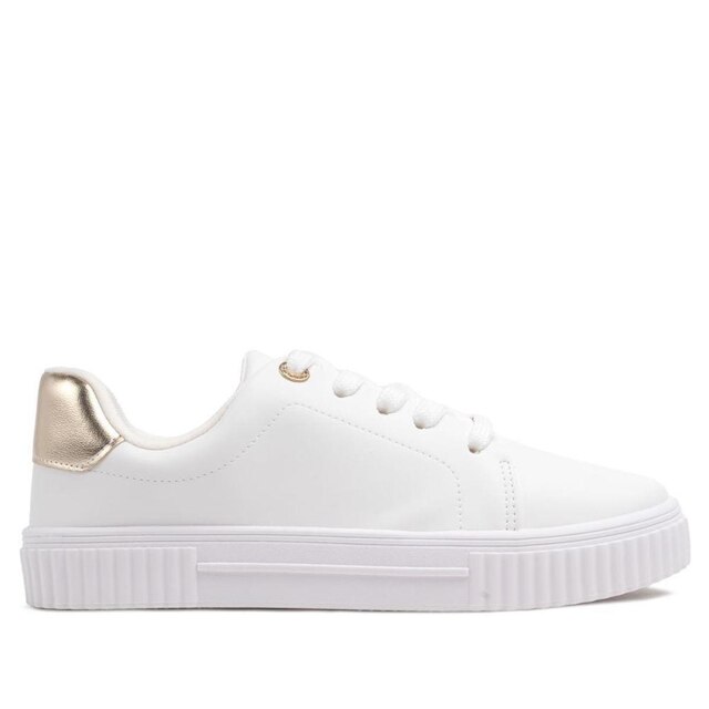 Tênis Feminino Vizzano com Detalhe Dourado Branco - Branco | Netshoes
