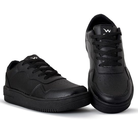 Tênis Feminino Wayke Original Confortável Lançamento - Preto Menor preço em Tênis Feminino Wayke Original Confortável Lançamento - Preto