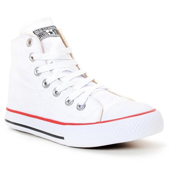Tênis Feminino White Star Cano Alto Conforto Dia a Dia - Branco Menor preço em Tênis Feminino White Star Cano Alto Conforto Dia a Dia - Branco