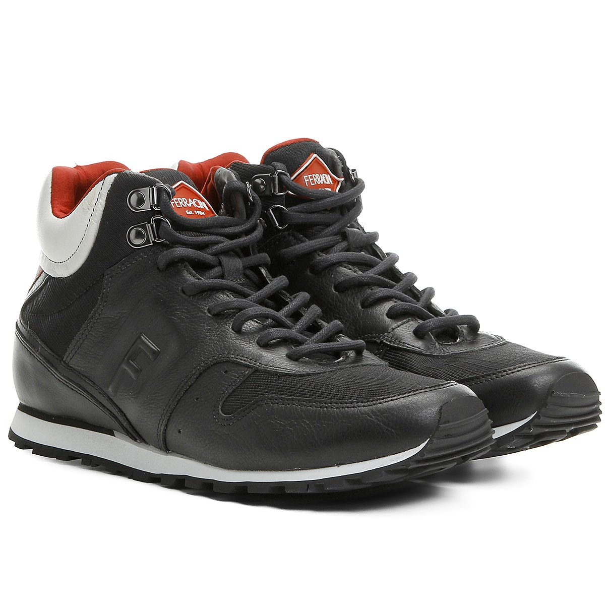 Tênis Ferracini Cano Alto - Preto | Netshoes