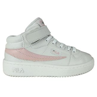 Tênis Fila Acd Classic Mid Branco/Rosa Infantil