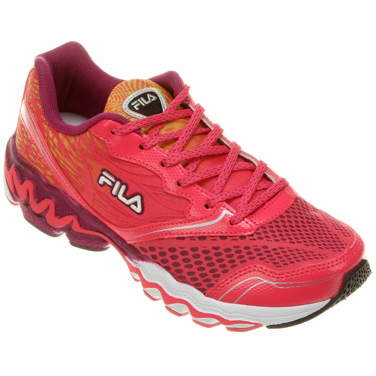 tenis fila rosa escuro
