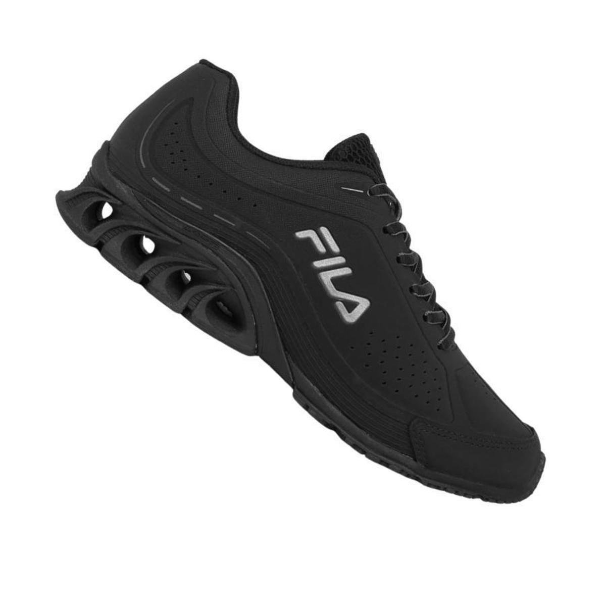 Tênis Fila Cage Python Masculino Preto+Prata Netshoes