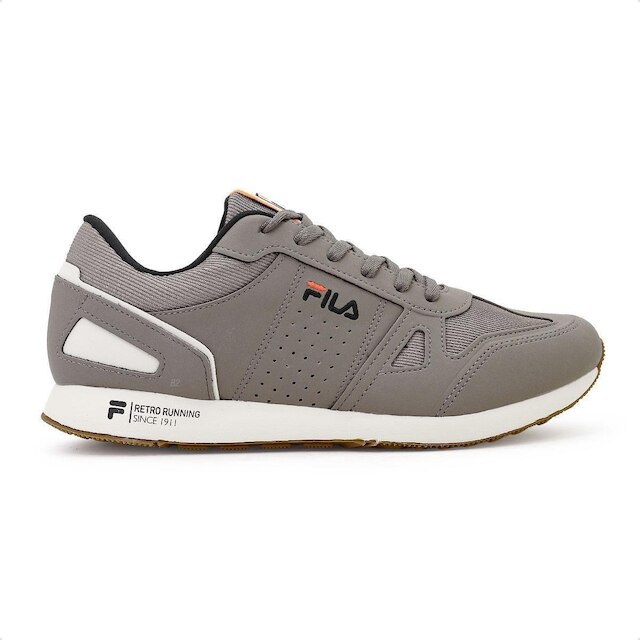Tênis Fila Classic Runner SL - Cinza+Bege Menor preço em Tênis Fila Classic Runner SL - Cinza+Bege