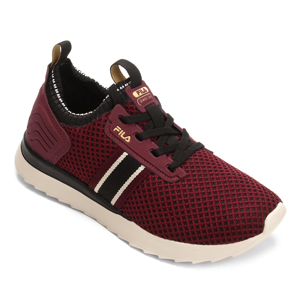 tenis fila bordo