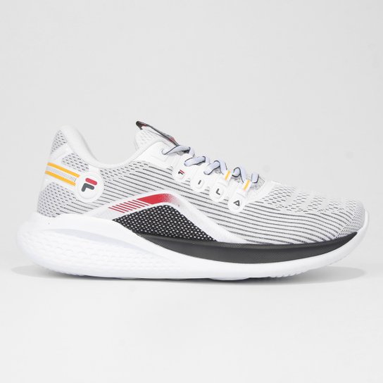 Tênis Fila Disorder Masculino - Branco+Vermelho Menor preço em Tênis Fila Disorder Masculino - Branco+Vermelho