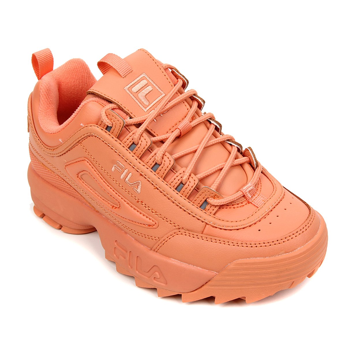 Tênis Fila Disruptor II Premium Feminino Laranja Netshoes