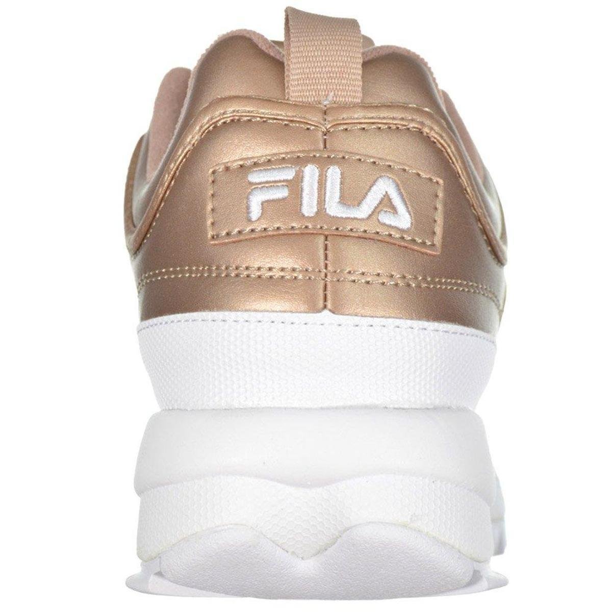 Women's fila disruptor ii premium metallic casual shoes Clearance