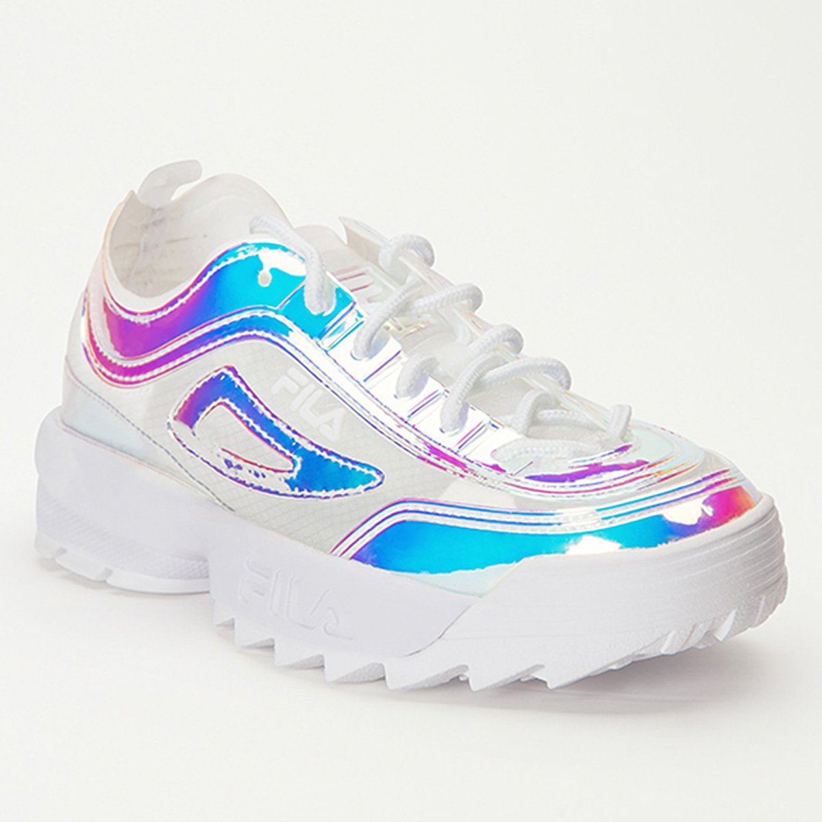 Tênis Fila Disruptor II TI IRI Feminino Azul+Rosa Netshoes