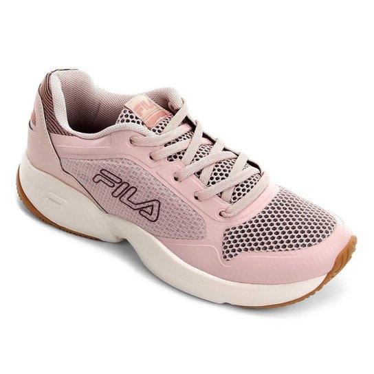 Tênis Fila Extra Jog Feminino - Rosa+Branco é ruim? Tênis Fila Extra Jog Feminino - Rosa+Branco é boa?