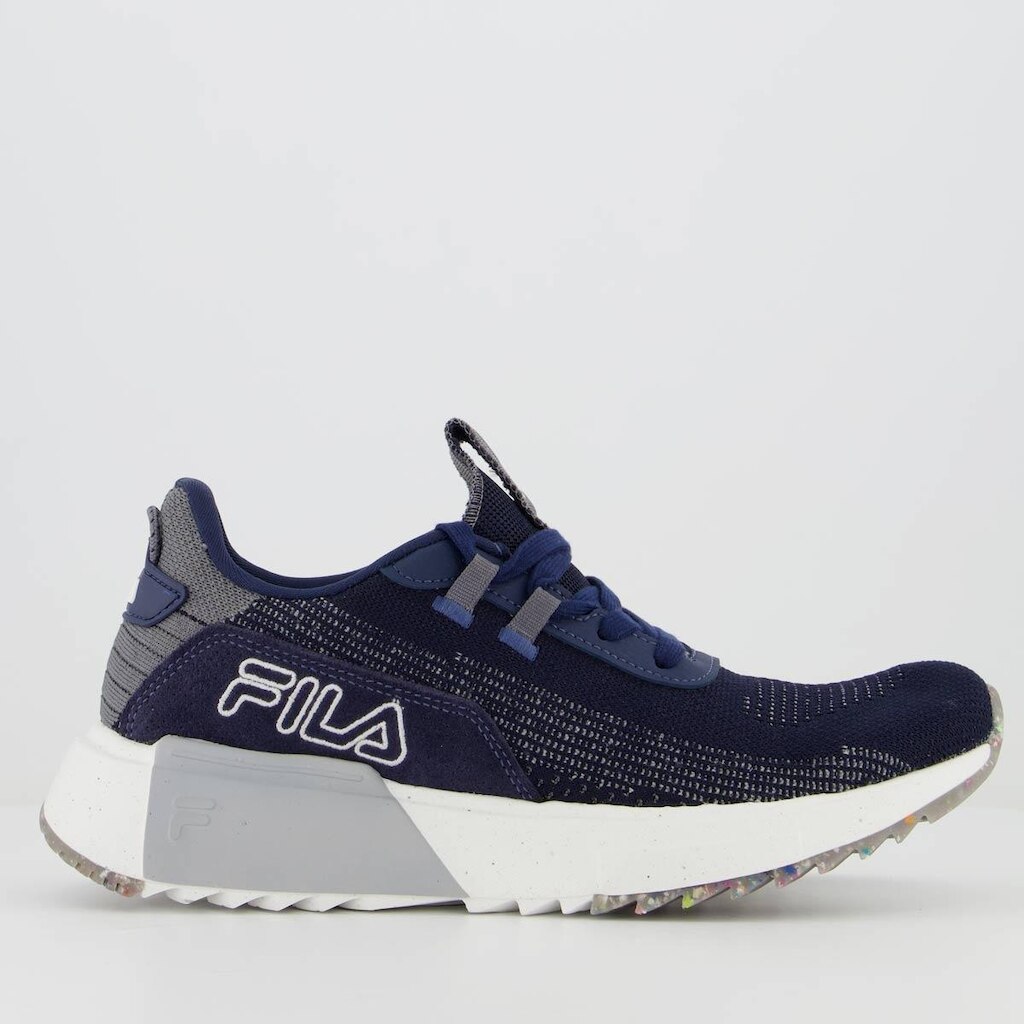 Tênis Fila F Virtuous Knit Marinho e Grafite